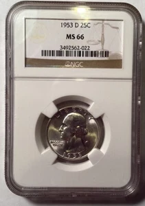 1953 D Washington Quarter - Picture 1 of 2