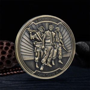 Moneda conmemorativa de colección militar vietnamita de metal soldado de 1 pieza - Imagen 1 de 4