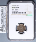1841 O Seated Liberty Dime 10¢ - NGC - XF Details Rim Filing