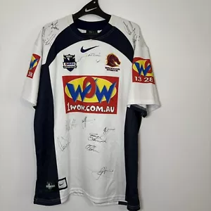 2008 Nike Brisbane Broncos Away Jersey Team Signed Men’s 4XL Unworn - Picture 1 of 8