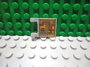 LEGO 1 Classic clip grigio chiaro su bandiera design meccanico stampata - Foto 1 di 1