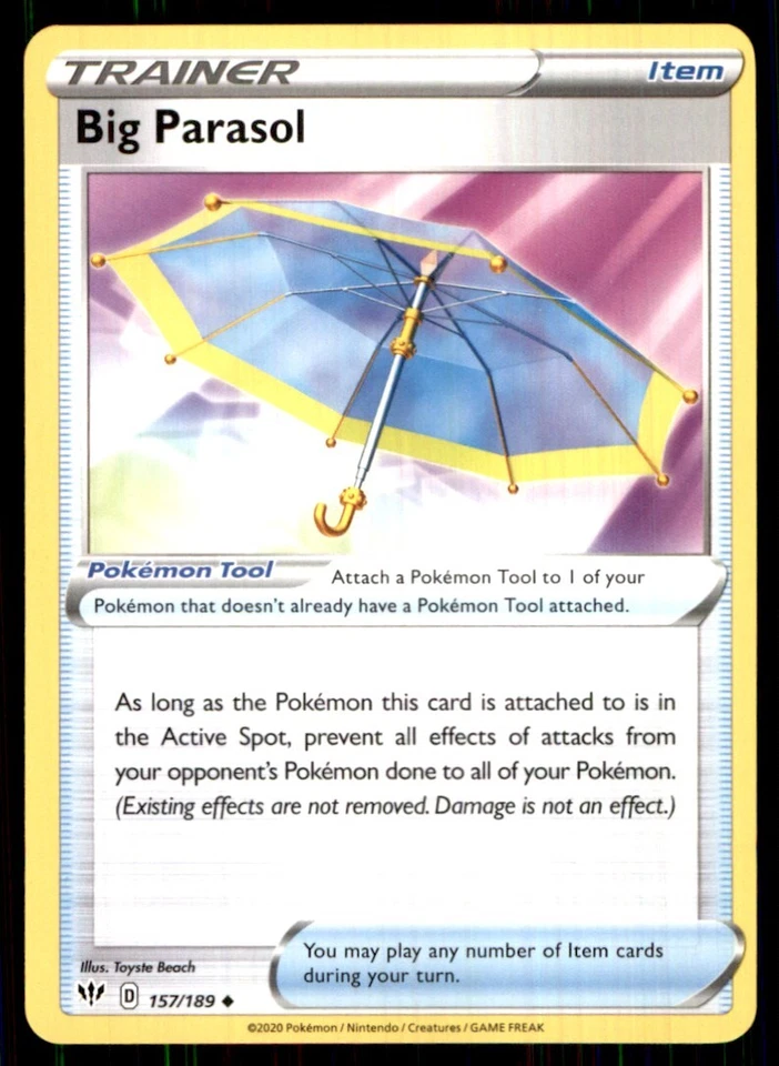 2020 Sword & Shield - Darkness Ablaze Big Parasol #157 - Image 1 of 2