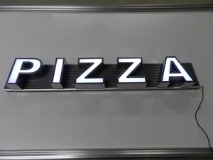 Pizza Placa 3D LED Letras Aprox. 100cm Panel de Luz Letrero de Neón Pasta Placa - Imagen 1 de 8