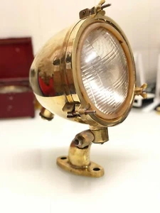 Mini luz de spot/búsqueda náutica de barco auténtico recuperado - barco marítimo vintage - Imagen 1 de 9