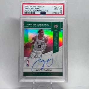 Mosaic Jayson Tatum 2020 ganador del premio automático AW‐JTA PSA 10 GEM MT Celtics SSP - Imagen 1 de 7