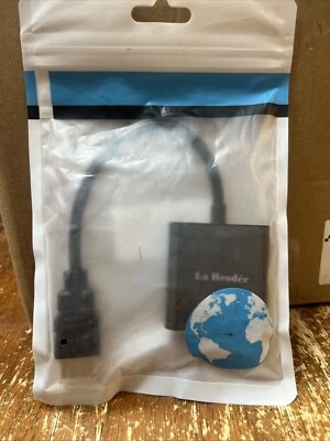 1080P HDMI Male to VGA Female Video Converter Adapter Cable . PC DVD HDTV New - Image 1 of 2