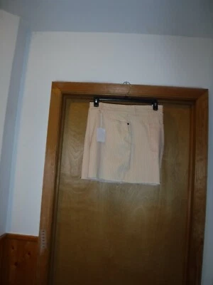 Mini Shorts Talla Plus Talla 24W, LC Lauren Conrad, Rayas Melocotón, 4 Bolsillos Nuevo con Etiquetas Foto 1 de 2