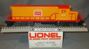 Lionel 8186 Burger King GP-20 Powered Diesel w/ 3 Pos Reverse O/027 ga. 1981 - Picture 1 of 14