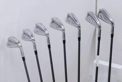 Juego de plancha de punto negro Ping I210 4-Pw Stiff Flex Ping Cfs 80 grafito 12975141 justo Foto 1 de 4