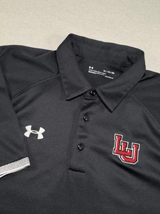 LU Fußball Poloshirt XL Lamar University Cardinals Under Armour Herren Navy Blau - Bild 1 von 7