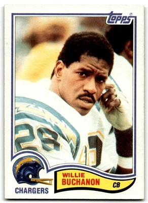 1982 Topps Willie Buchanon San Diego Chargers #227 - Image 1 of 2