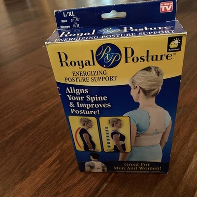 Royal Posture Energizing Posture Back  Support Adjustable Men Women L XL - Image 1 of 2