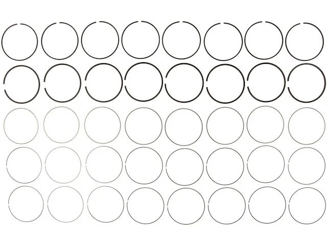 Juego de anillos de pistón 71DNGR53 para Commander Grand Cherokee 2009 2010 2011 2012 2013 Foto 1 de 1