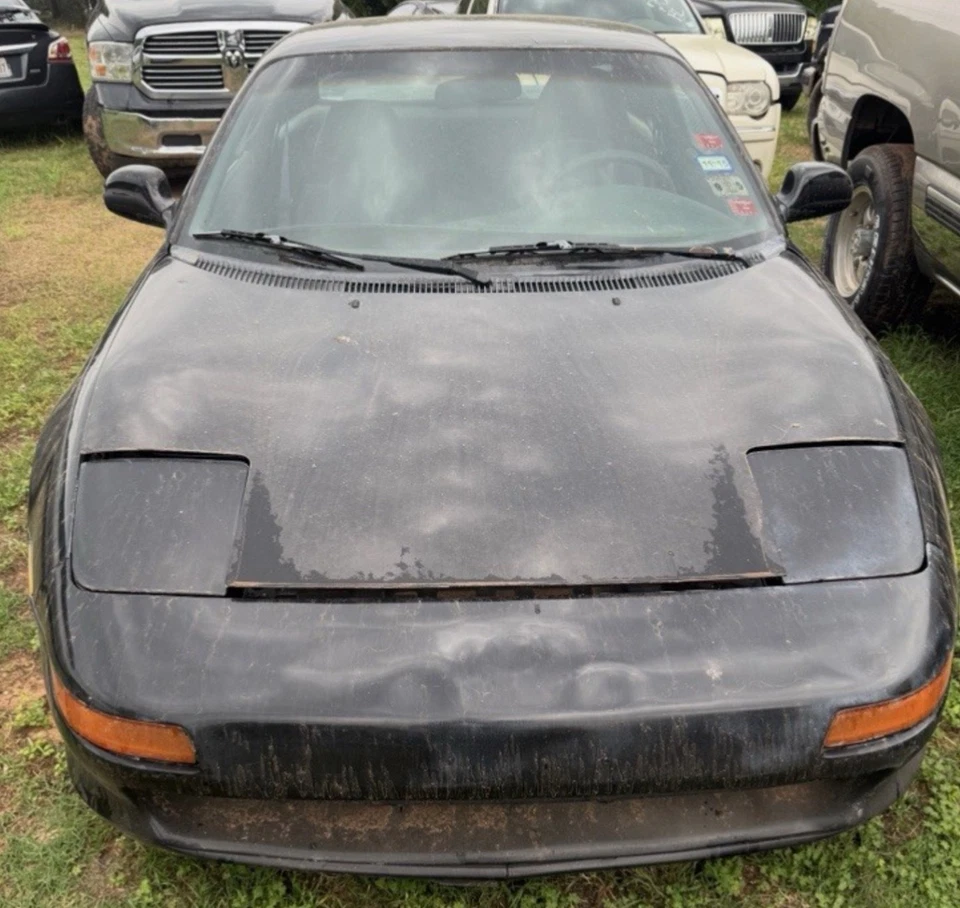 1991 TOYOTA MR2 HOOD GOOD NO DAMAGES BLACK 91 92 93 94 95 Foto 1 de 1