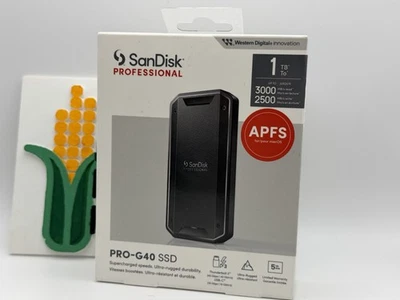 SanDisk Professional 1TB PRO-G40 Portable External SSD - SDPS31H-001T-GBCND - Image 1 of 4