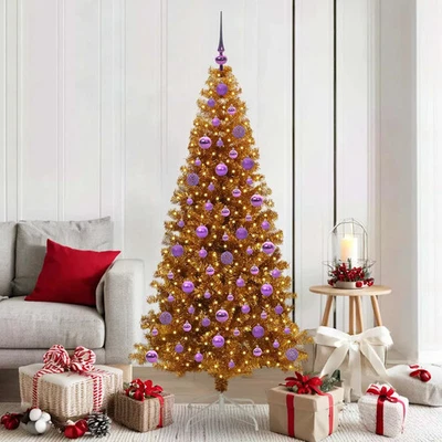 Set Albero di Natale Artifdiciale LED e Palline Misure/Colori Diversi vidaXL - Immagine 1 di 4