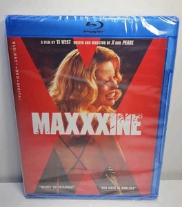 Maxxxine (Blu-ray + DVD, 2024, A24) NEW, SEALED, Mia Goth, Ti West, Lily Collins - Picture 1 of 6