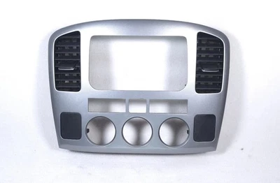 2003-2006 Suzuki XL7 Grand Vitara Center Dash Radio Bezel Panel Silver OEM - Image 1 of 4