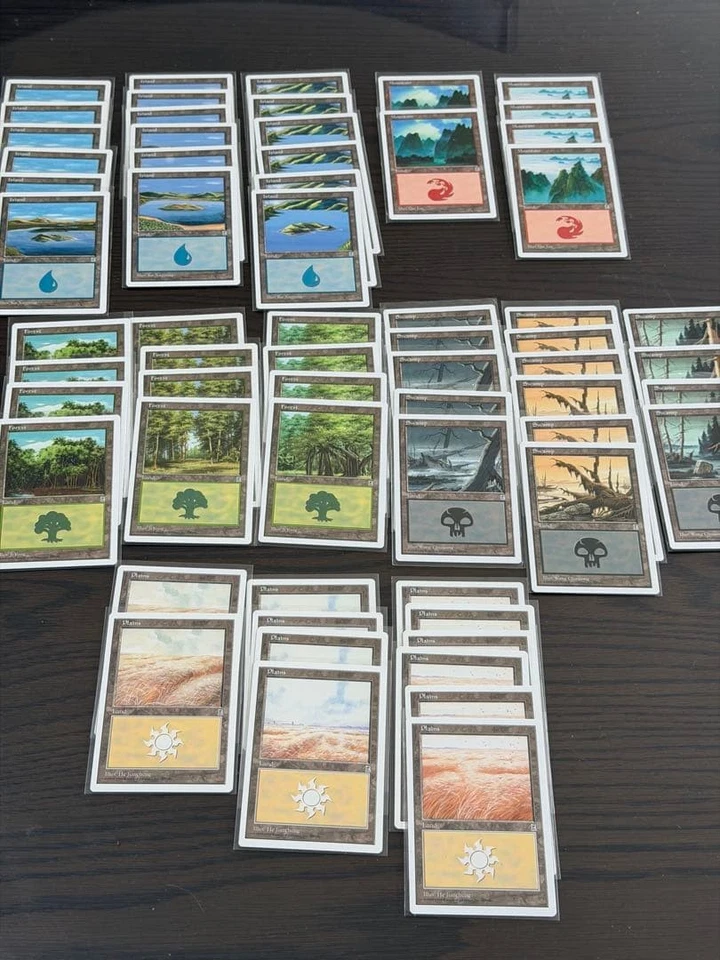 Mtg Ptk Portal Three Kingdoms Basic Land English Version Swamp Island Forest Mou - Image 1 of 4