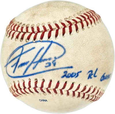 Felix Hernandez Auto Pacific Coast League Game Used Baseball "2005 PCL" PSA/DNA - Image 1 of 4
