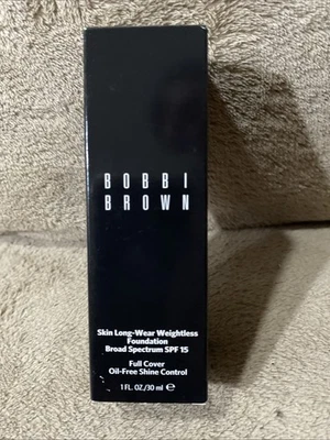 Bobbi Brown Skin Long-Wear Weightless Foundation C-036 Cool Sand 30 ml SPF15 New - Image 1 of 4