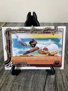 Michael Harris II 2025 Topps Holiday H107 Atlanta Braves - Picture 1 of 2
