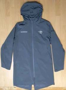 Under Armour Storm Proof Orlando Guardians Rain Jacket Mens L Gray Hooded UA XFL - Picture 1 of 18