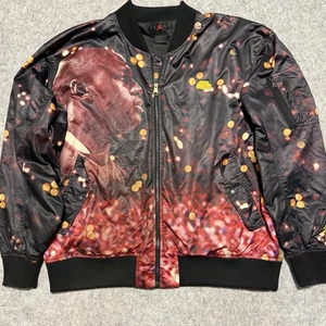 Jordan Jacket Men’s 2XL Nike Jumpman MA-1 Bomber DC9654-010 AOP MJ Graphic XXL - Picture 1 of 15