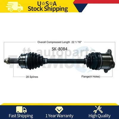 Junta de eje CV conductor delantero izquierdo para Suzuki Grand Vitara 2009 2008 2007 2006 Foto 1 de 2