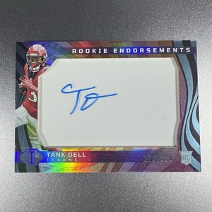 2023 Panini Illusions Tank Dell Rookie RC Endorsements #34 Auto /334 Texands SP - Picture 1 of 7