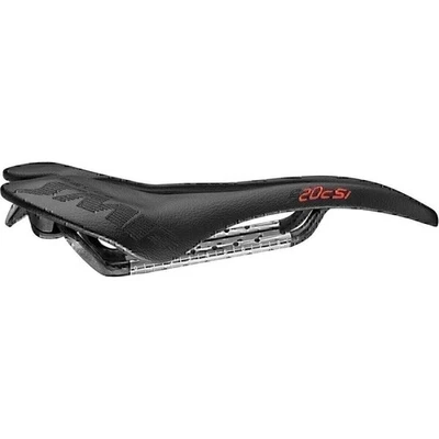 Selle SMP F20c S.I. Sillín de Bicicleta con Riel de Carbono Asiento de Bicicleta Negro, 135Mm Foto 1 de 4
