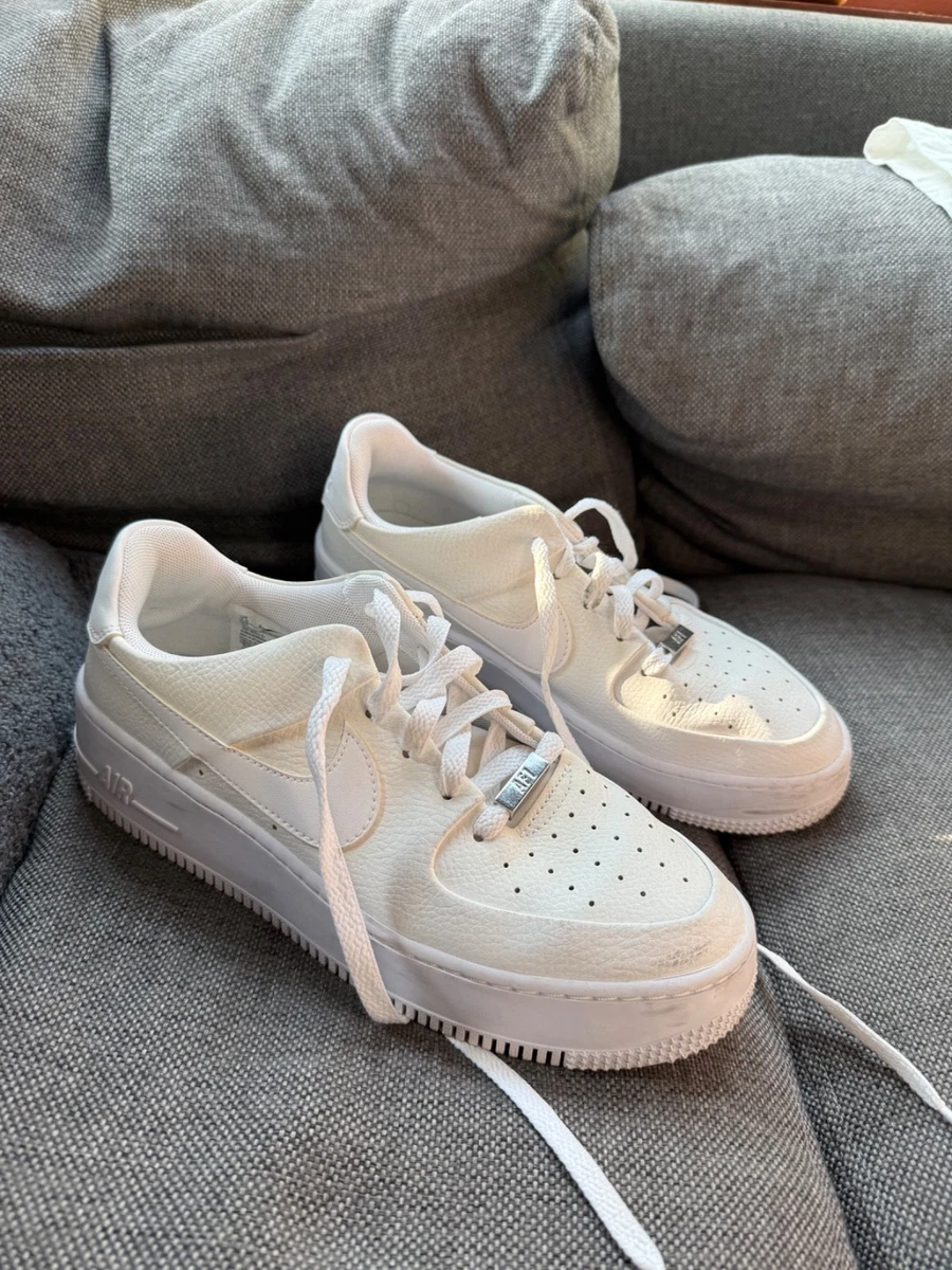 Nike Air Force 1 Sage White for sale | eBay