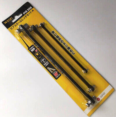 WISE PIERCE BALL WRENCH SET (HEX 3x4,5.6x8x10mm) PIS358 MADE IN JAPAN • 50.73€