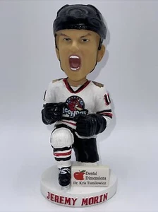 Jeremy Morin ROCKFORD IL ICEHOGS Chicago Blackhawks Menores Hockey Bobblehead SGA - Imagen 1 de 21
