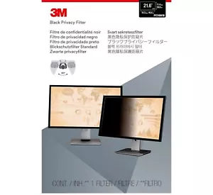 3M Frameless Blackout Privacy Filter for 21.6" Widescreen Flat Panel Monitor. - Picture 1 of 5