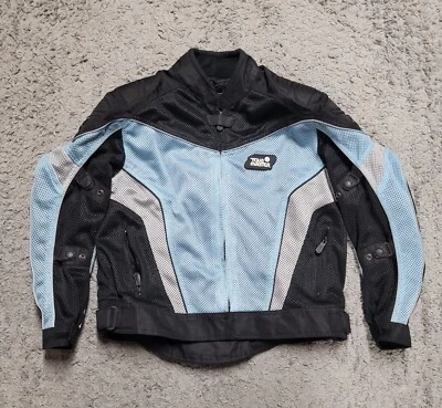 Tour Master Jacket Womens Large 12-14 Intake Blue Motorcycle Armored Jacket XL/L - Image 1 of 4
