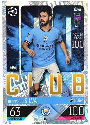 BERNARDO SILVA - 2022-23 Topps Match Attax UCL/UEL #455 Manchester City - Image 1 of 2