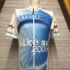 Camiseta deportiva azul de manga corta Hincapie para hombre talla mediana - Imagen 1 de 7