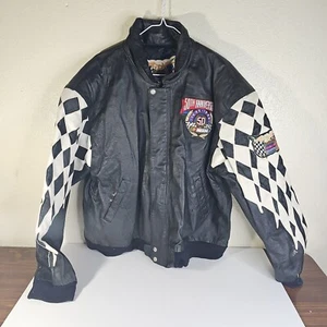 Vintage Jeff Hamilton Racing Collection NASCAR 50th Anniversary Lederjacke 2XL - Bild 1 von 10