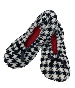 Capelli New York Ladies Cozy Indoor Slippers with Houndstooth Design L 8/9 - Picture 1 of 4