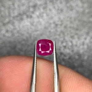 Natural Loose No Heat 1.24 Ct Ruby from Afghanistan Along With Certificate - Picture 1 of 11