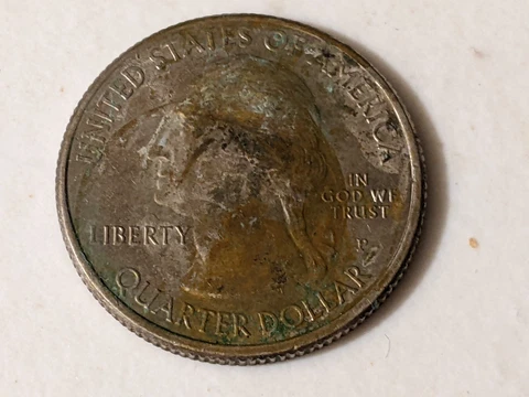 2012 Frederick Douglass Quarter Improperly Annealed Circulated Uncertified Cover