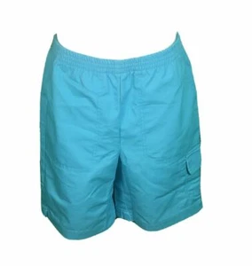 Koret Women's Classic Light Blue Elastic Waist Pull on Shorts (Size: 6P) - Picture 1 of 3