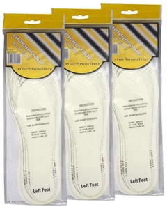 3 pares de plantillas universales ajustables, suela de zapato, suela universal, plantilla - Imagen 1 de 1