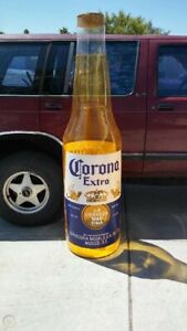 CORONA EXTRA 👑 INFLATABLE BEER BOTTLE 72 TALL BAR MANCAVE ADVERTISING PARTY NEW