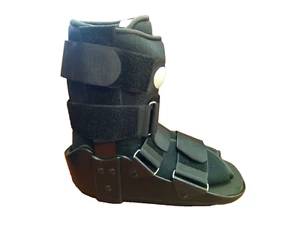 Walking Boot for Stabilization, Immobilization, Compression ~ Black, SIZE MEDIUM - Picture 1 of 13