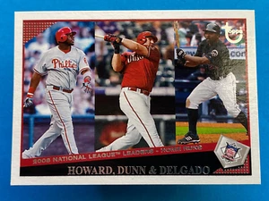 2009 Topps Target Throwback Ryan Howard Adam Dunn Carlos Delgado #81 - Picture 1 of 2