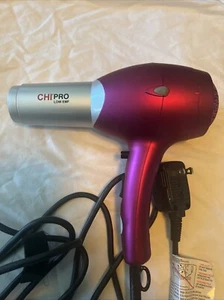 CHI GF8007 Professional Hair Dryer Low EMF Pink Metallic - Picture 1 of 6