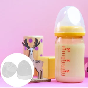 3 Pcs Baby Bottle Cap Accessories Lids for Milk Bottles Travel Caps - Picture 1 of 12