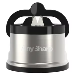 AnySharp Global World's Best Knife Suction Sharpener, Pro Metal GENUINE - Picture 1 of 13